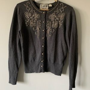 Field Flower Embellished Cardigan